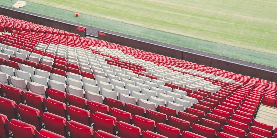 empty sports stadium